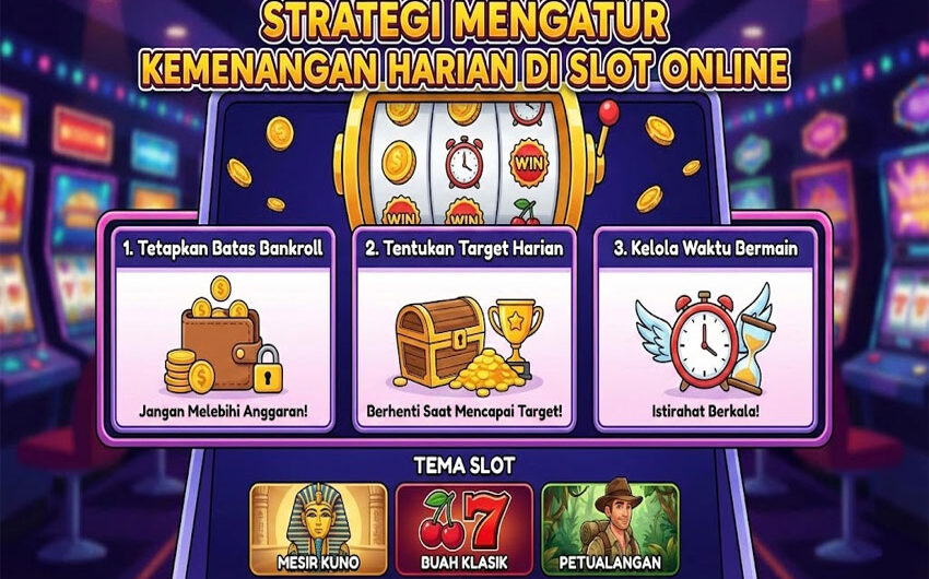 Strategi Mengatur Kemenangan Harian di Slot Online