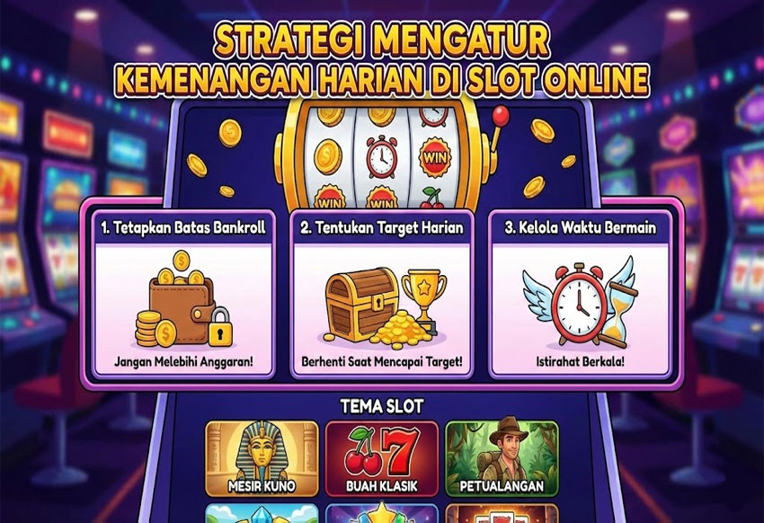 Strategi Mengatur Kemenangan Harian di Slot Online